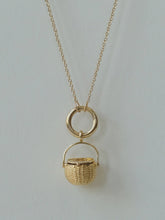 Load image into Gallery viewer, Birkin Basket Charm: No Chain / No Chain / Gold Plated