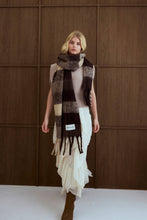 Load image into Gallery viewer, The Reykjavik Scarf - 100% Recycled - Brown Check