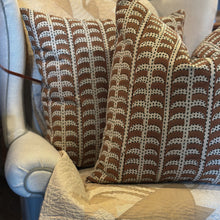 Load image into Gallery viewer, Hand Block Printed Garud Linen Toss Pillow