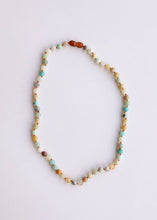Load image into Gallery viewer, Natural Amazonite Gemstone Beaded Necklace