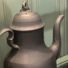 Load image into Gallery viewer, Antique Wedgewood Black Basalt Coffee Pot