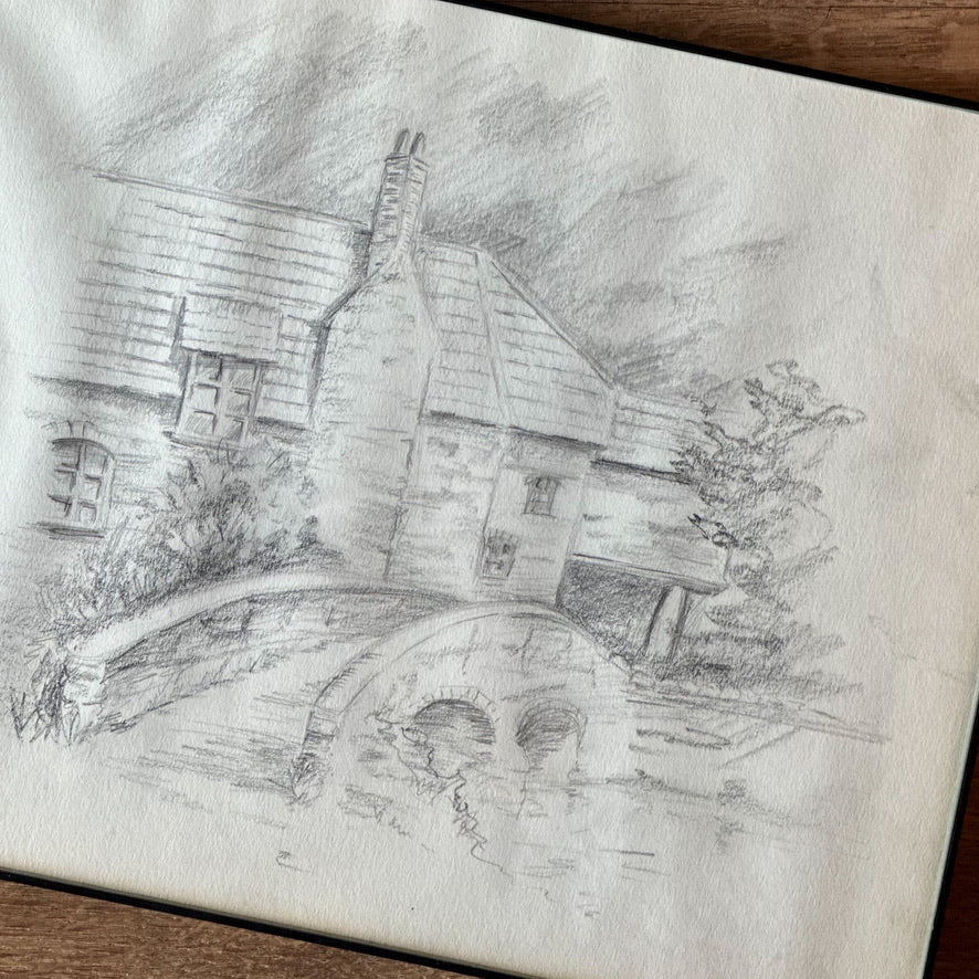 Vintage Cottage Sketch