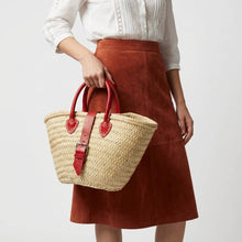 Load image into Gallery viewer, XS French Market Basket w/ Leather Buckle