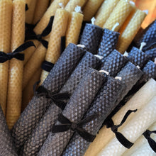 Load image into Gallery viewer, Pair of Beeswax Taper Candles in Various Colors