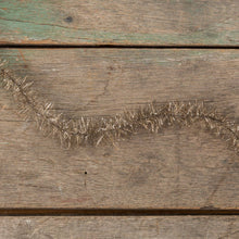 Load image into Gallery viewer, 9&#39;  VINTAGE SILVER TINSEL GARLAND