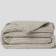 Load image into Gallery viewer, Bergen Indigo Ticking Bedding