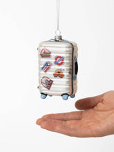 Load image into Gallery viewer, Glass Suitcase Ornament