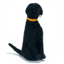 Load image into Gallery viewer, Labrador Retriever Dog- Artisan Hand-Felted Alpaca Sculpture: Yellow