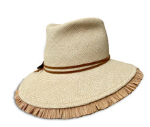 Load image into Gallery viewer, Esperanza - Fringed Fedora: Medium 22.5/23