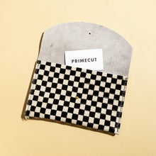 Load image into Gallery viewer, Envelope Pouch - Checkered Hair on Hide