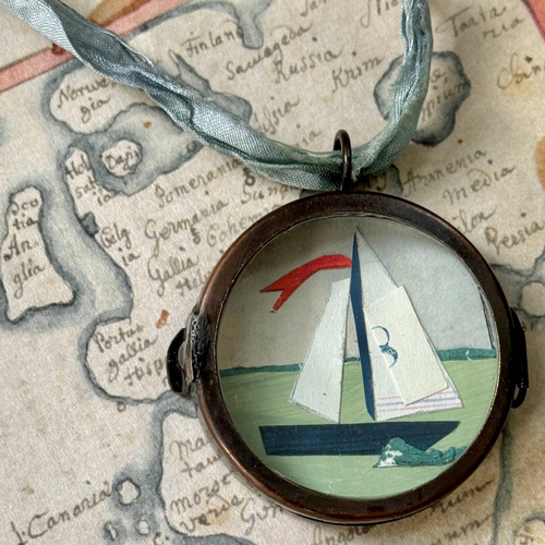 Sail No. 8 ~ Small Locket
