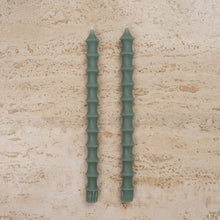 Load image into Gallery viewer, Bamboo Beeswax Taper Candles