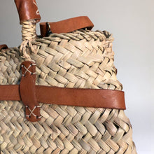 Load image into Gallery viewer, Woven Birkin Style Straw Bag XS