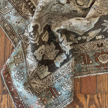 Load image into Gallery viewer, Vintage Persian Rug in Robin's Egg