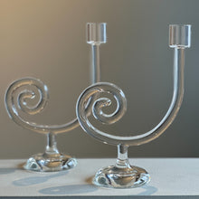 Load image into Gallery viewer, Glass Spiral Candleholder