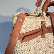 Load image into Gallery viewer, Woven Birkin Style Straw Bag XS