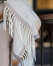 Load image into Gallery viewer, Cashmere &amp; Merino Wool Throw in Beige