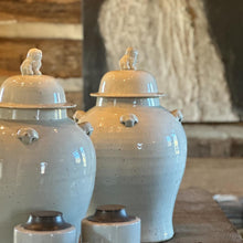 Load image into Gallery viewer, Phoenix Blue Porcelain Temple Jar