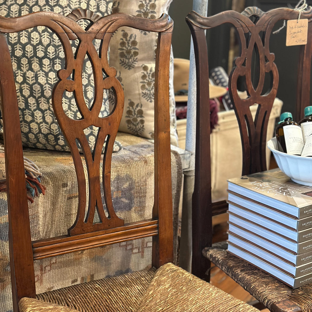 Pair of Vintage Chippendale Chairs
