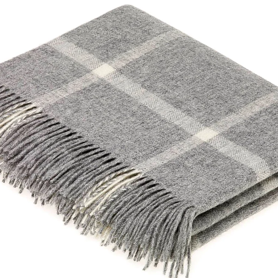 Merino Lambswool Throw, Various Styles