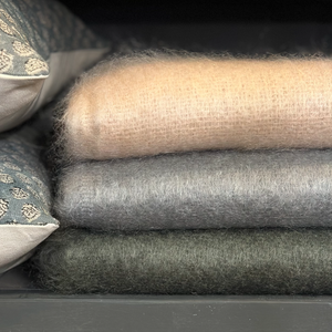 Mohair Throws, Various Colors