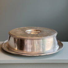 Load image into Gallery viewer, Vintage Hotel Silver Dome &amp; Platter