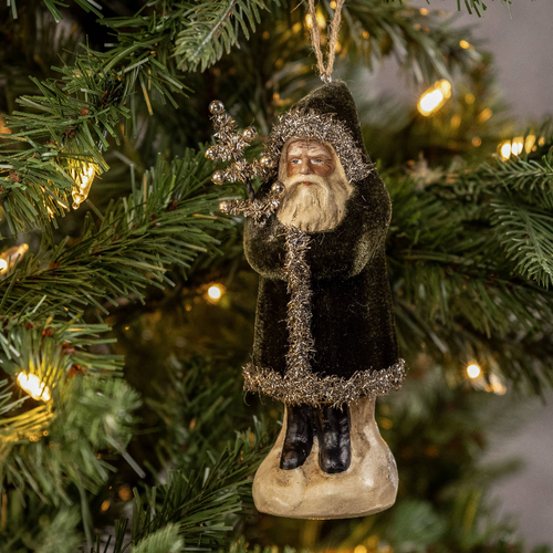 Forest Velvet St Nicholas Ornament