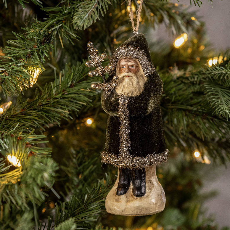 Forest Velvet St Nicholas Ornament