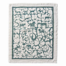 Load image into Gallery viewer, Blackwork Tea Towel