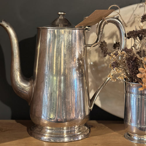 Vintage Hotel Silver Coffee Pot