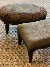 Load image into Gallery viewer, Vintage Needlepoint Footstool