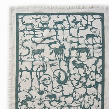 Load image into Gallery viewer, Blackwork Tea Towel