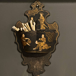 Chinoiserie Matches Holder
