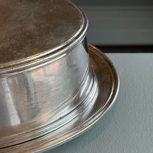 Load image into Gallery viewer, Vintage Hotel Silver Dome &amp; Platter