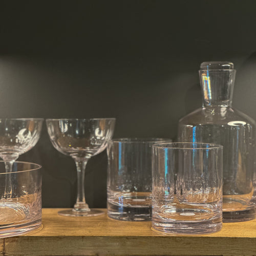 Crystal Barware w/ Lens Design