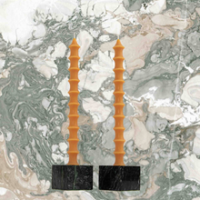 Load image into Gallery viewer, Bamboo Beeswax Taper Candles