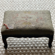 Load image into Gallery viewer, Vintage Needlepoint Footstool