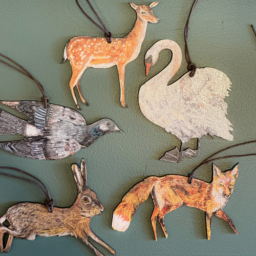 Woodland Ornaments by Clare O’Neill