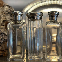 Load image into Gallery viewer, Silver &amp; Glass Dresser Jars