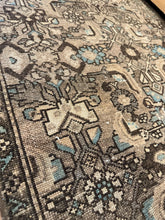 Load image into Gallery viewer, Vintage Persian Runner Blue &amp; Brown
