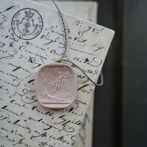 Cameo Necklace Blush