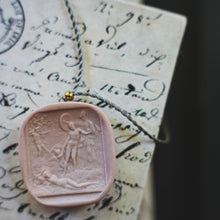 Load image into Gallery viewer, Cameo Necklace Blush