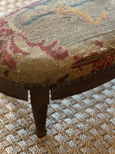 Load image into Gallery viewer, Vintage Needlepoint Footstool