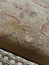 Load image into Gallery viewer, Vintage Needlepoint Footstool