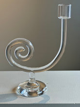 Load image into Gallery viewer, Glass Spiral Candleholder