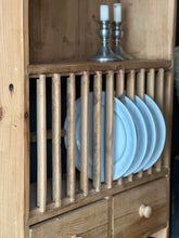 Load image into Gallery viewer, Vintage Pine Plate Rack Shelf