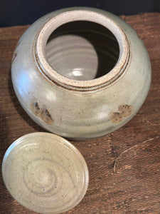 Signed Pottery w/ Lid