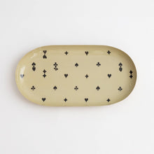 Load image into Gallery viewer, Oval Enamel House of Suits Tray