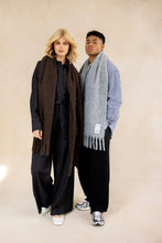 Load image into Gallery viewer, The Reykjavik Scarf with RWS Wool - Grey - FW25
