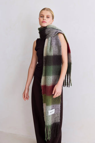 The Reykjavik Scarf - 100% Recycled - Mossy Green